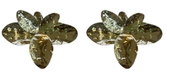 Amber glow - Earrings