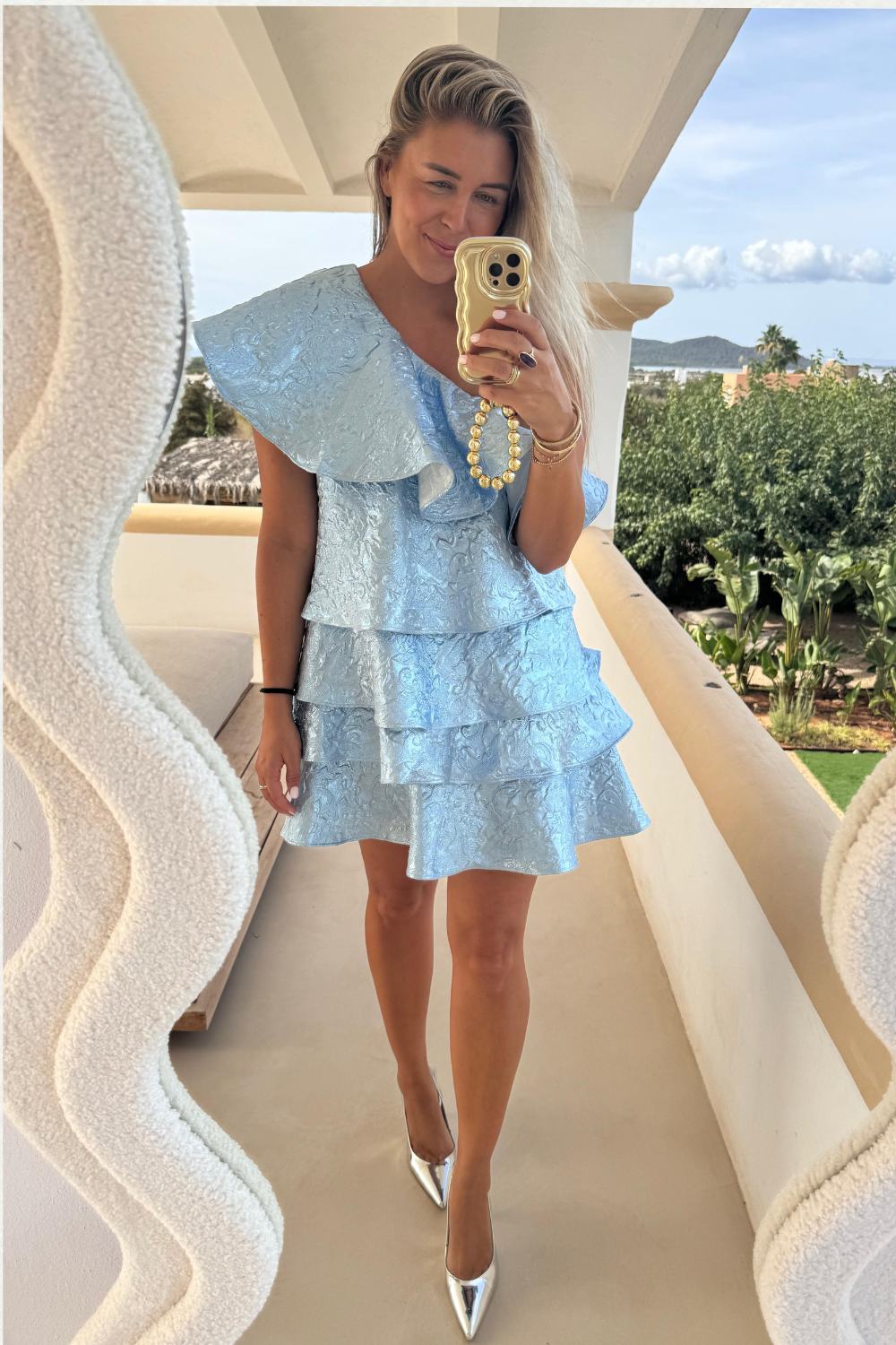Blue sky dress